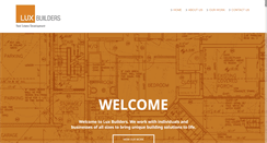 Desktop Screenshot of lux-builders.com
